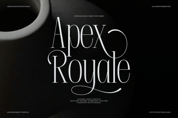 Apex Royale Serif Font: A Smart Choice for Branding Your Business