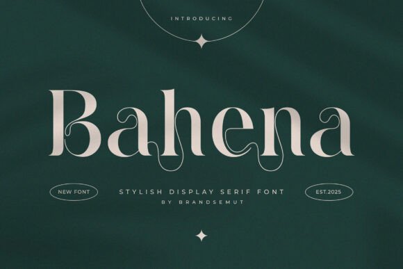 Bahena Font: Refined Serif for Handmade Products