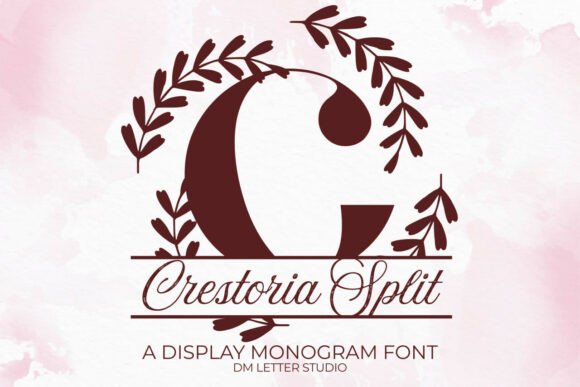 Crestoria Split Monogram: A Display Font for Polished Web Projects