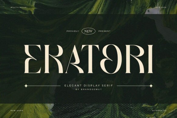 Ekatori: A Serif Font That Brings Elegance to Real Branding Projects