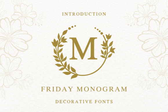 Friday Monogram Font Review