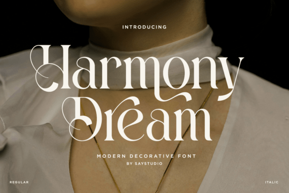 Harmony Dream: A Serif Font for Elegant Brand Design