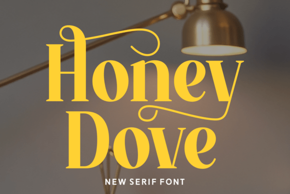 Honey Dove: A Serif Display Font for Editorial Design and Publishing