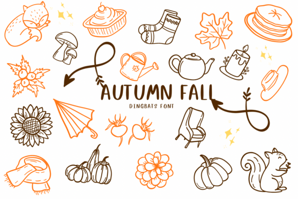 How Autumn Fall Dingbats Font Elevates Handcrafted Products
