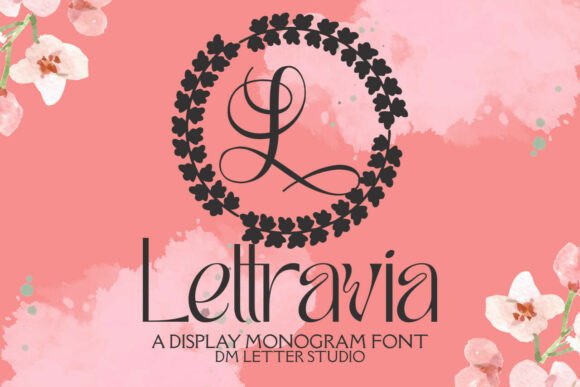 How Lettravia Monogram Font Elevates Campaign Visuals
