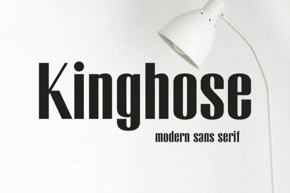 Kinghose: A Bold Sans Serif for Real-World Design