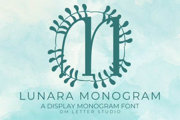 Lunara Monogram: A Serif Typeface for Elegant Brand Work