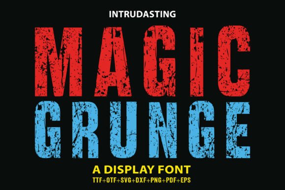 Magic Grunge Font for Web Design