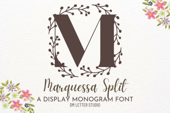 Marquessa Monogram Brings Boutique Typography to Web Projects