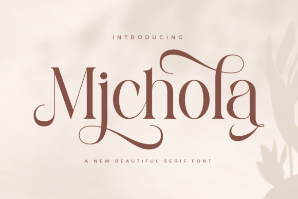 Michola: A Bold Serif Font for Business