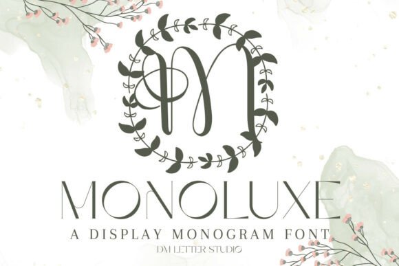 Monoluxe Monogram Font for Real Branding Projects