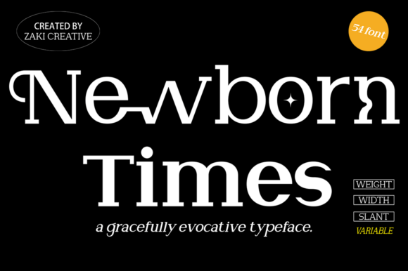 Newborn Times: A Serif Font Built for Handmade Sellers and Crafters