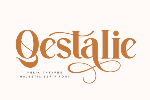 Qestalie: Elegant Serif Font for Web Design