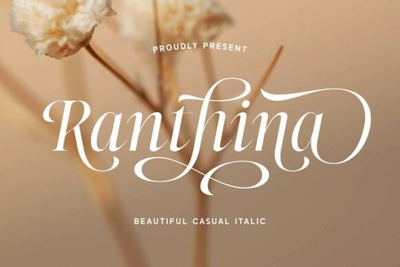 Rathina Font Brings Romantic Elegance to Handmade Products