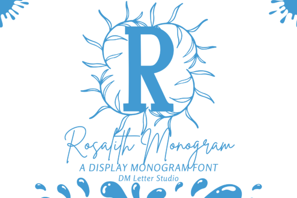 Rosalith Monogram: A Refined Serif Font for Digital Brand Stories