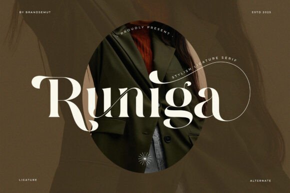 Runiga: A Serif Font That Elevates Everyday Branding