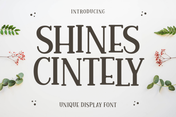 Shines Cintely: A Premium Serif Font