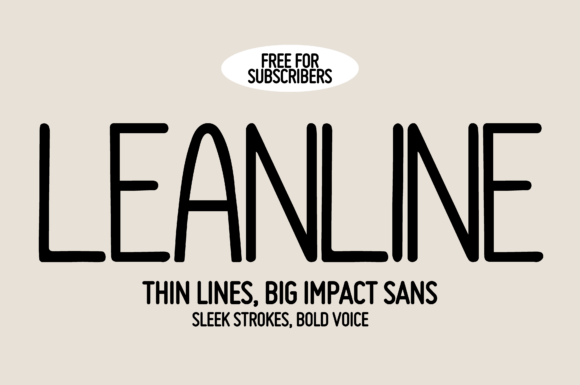 Why Leanline Is the Sans Serif Font Your Small Business Needs