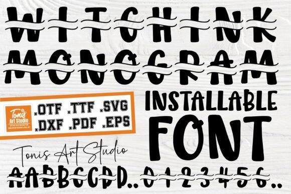 Witchink Monogram: A Font That Makes Campaign Headlines Instantly Recognizable