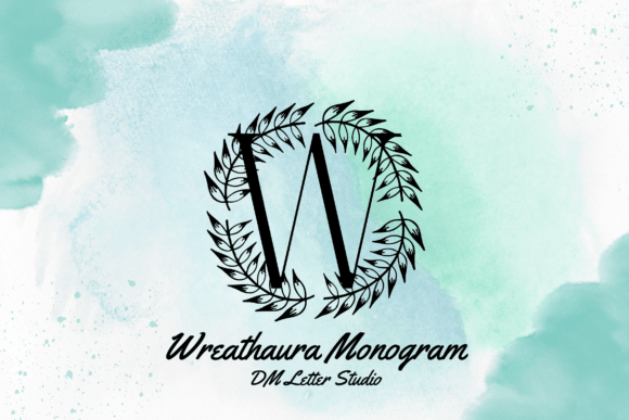 Wreathaura Monogram Brings Enchanted Typography to Editorial Design